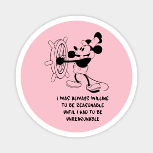 Steamboat Willie - Classic Cartoon Magnet